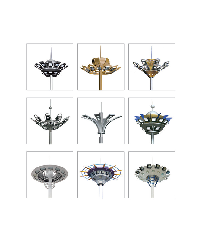 GGD-007/GGD-008/GGD-009/GGD-010/GGD-011/GGD-012/GGD-013/GGD-014/GGD-015 Magas rúd utcai lámpa