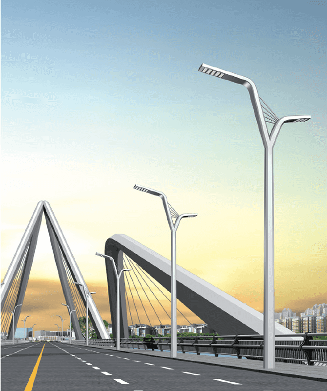 DL-LED-020 Nagy teljesítményű LED -es utcai lámpák