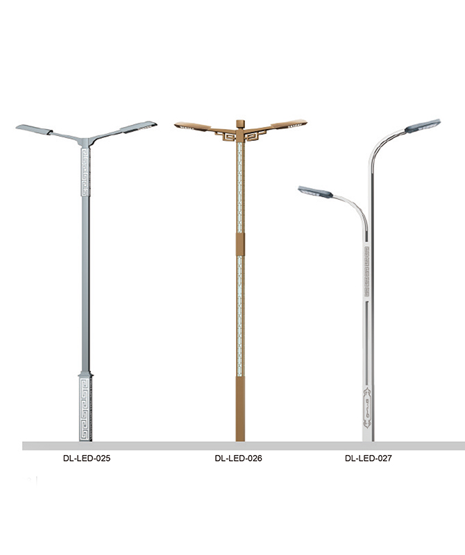 DL-LED-025/DL-LED-026/DL-LED-027 Nagy teljesítményű LED -es utcai lámpák