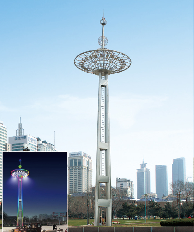 LD-GG-0005 Magas rúd utcai lámpa