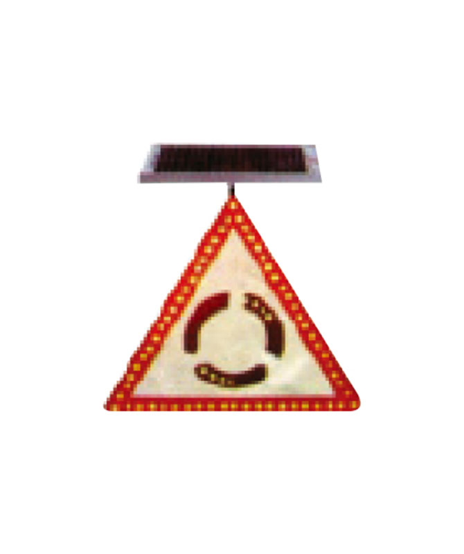 SY-6E Solar sárga villogó jelfény