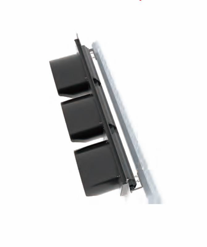 Vízszintes telepítés: karika telepítése LED közlekedési lámpák